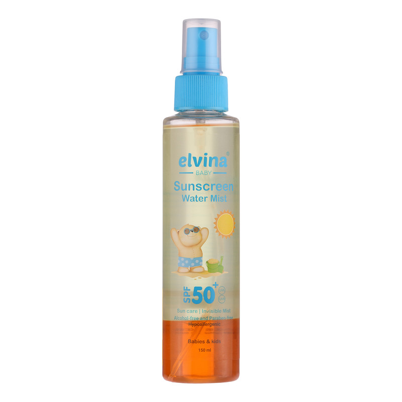 اسپری ضد آفتاب کودکان الوینا SPF 50 مدل Mist حاوی محافظ UVA و UVB مناسب انواع پوست حجم 150 میلی لیتر نمای ۲