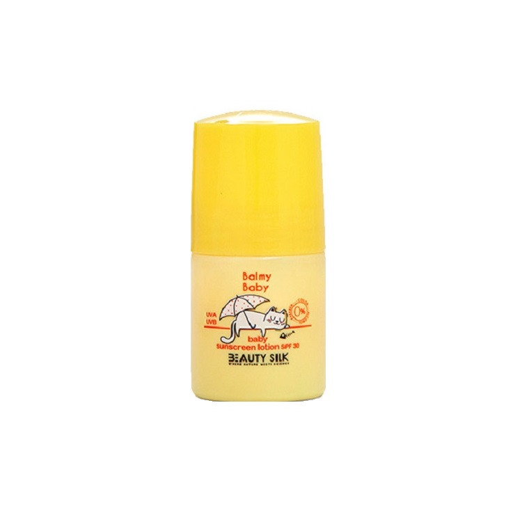 لوسیون ضدآفتاب کودک بیوتی سیلک مدل LOTION حجم 75 میلی‌لیتر