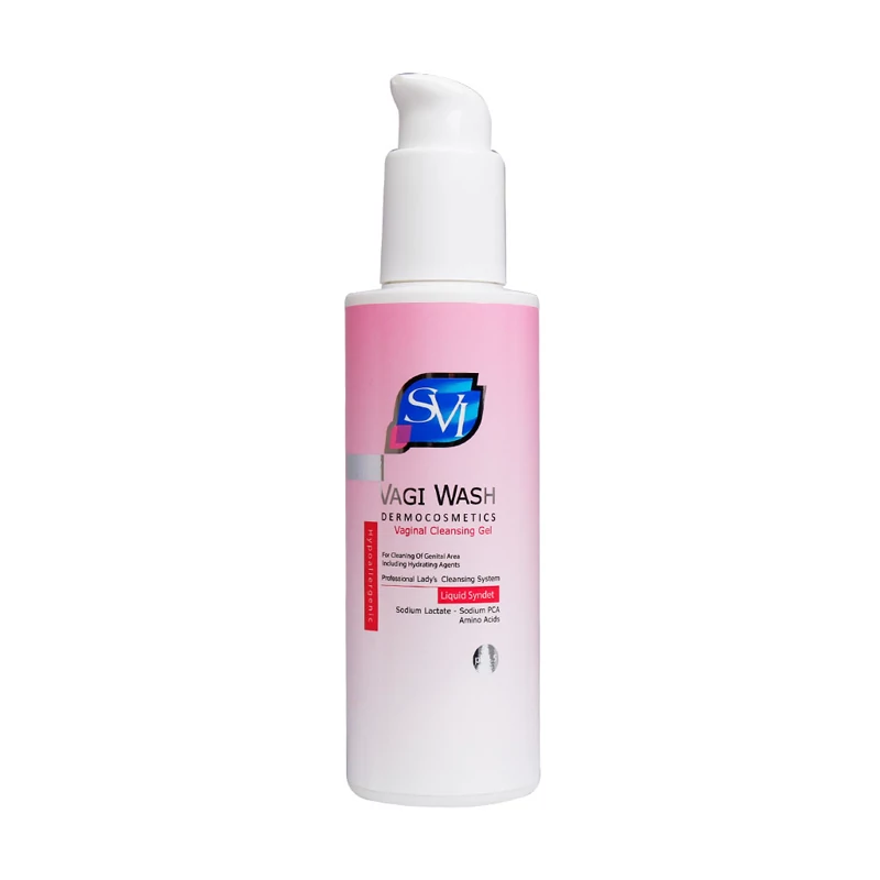 ژل شستشوی بانوان واژی واش اس وی آی Vagi Wash Vaginal Cleansing Gel SVI